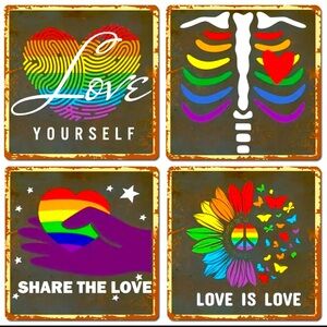 LGBTQ REFRIGERATOR MAGNET (1) 🧲 please read description